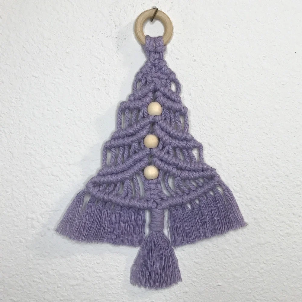 Boho macrame Christmas‎ Tree. Handmade